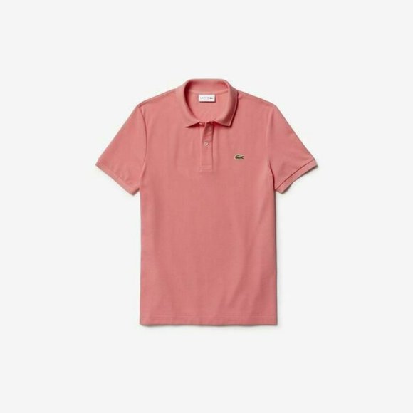 🐊LACOSTE SLIM FIT POLO, Trianon Pink *NWT* - Picture 2 of 4